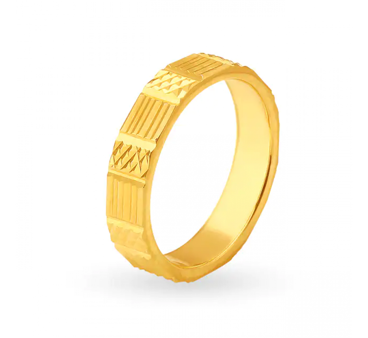 Elegant Gold Geometric Ring