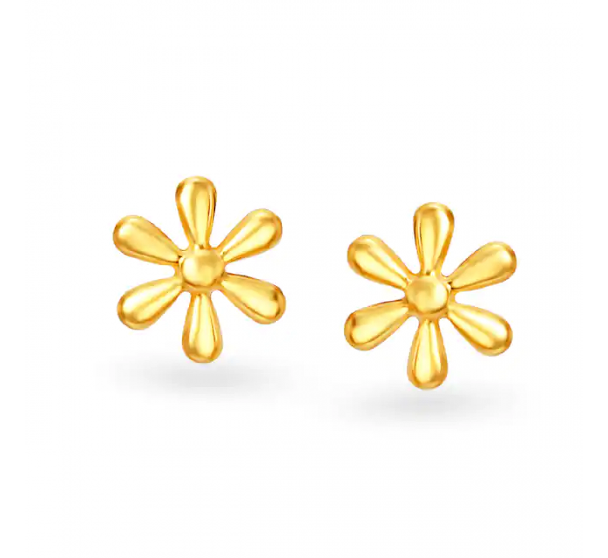 Floral Petite Gold Stud