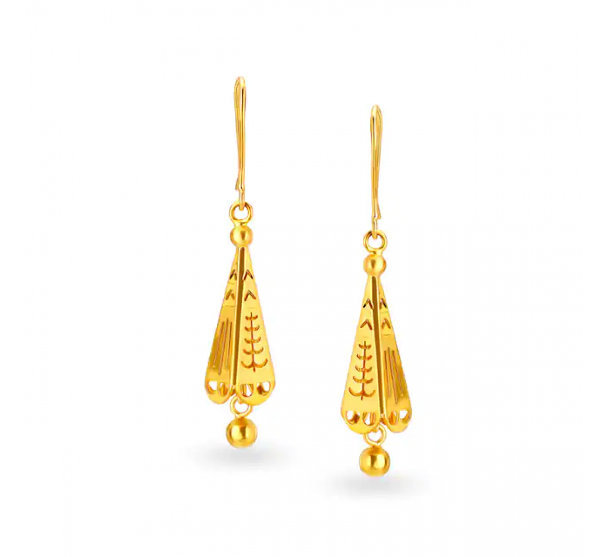 Delightful Hoop Gold Earrings