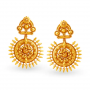 Nandini Drop Gold Earrings