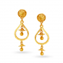 Marvellous Drop Gold Earrings