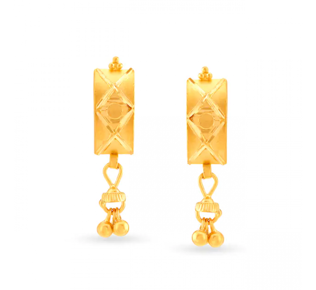 Buy Online Remarkable Red and Gold Colour Square Shape Alloy Earrings for  Girls and Women – One Stop Fashion