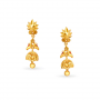 Incandescent Gold Swan Jhumkas