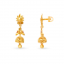 Incandescent Gold Swan Jhumkas