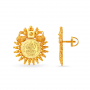 Temple Design Gold Stud