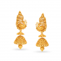 Dorian Gold Peacock Earrings