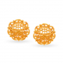 Ulric Gold Beaded Floral Studs