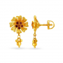 Exuberant Gold Floral Drops