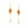 Devotional Deity Sui Dhaga Gold Earrings