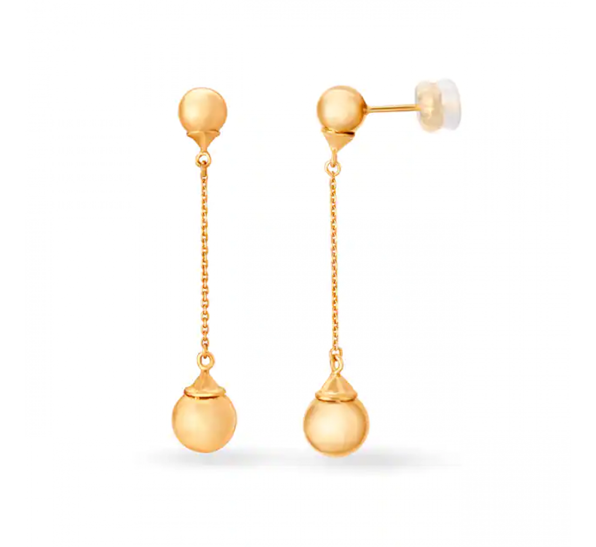 Indira Drop Gold Earrings