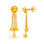 Xaray Drop Gold Earrings