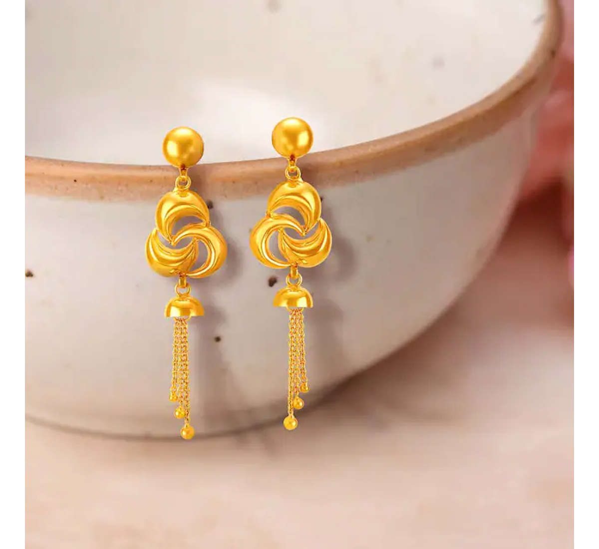 Eclectic Gold Hanging Drops