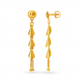 Dewdrop Drop Gold Earrings