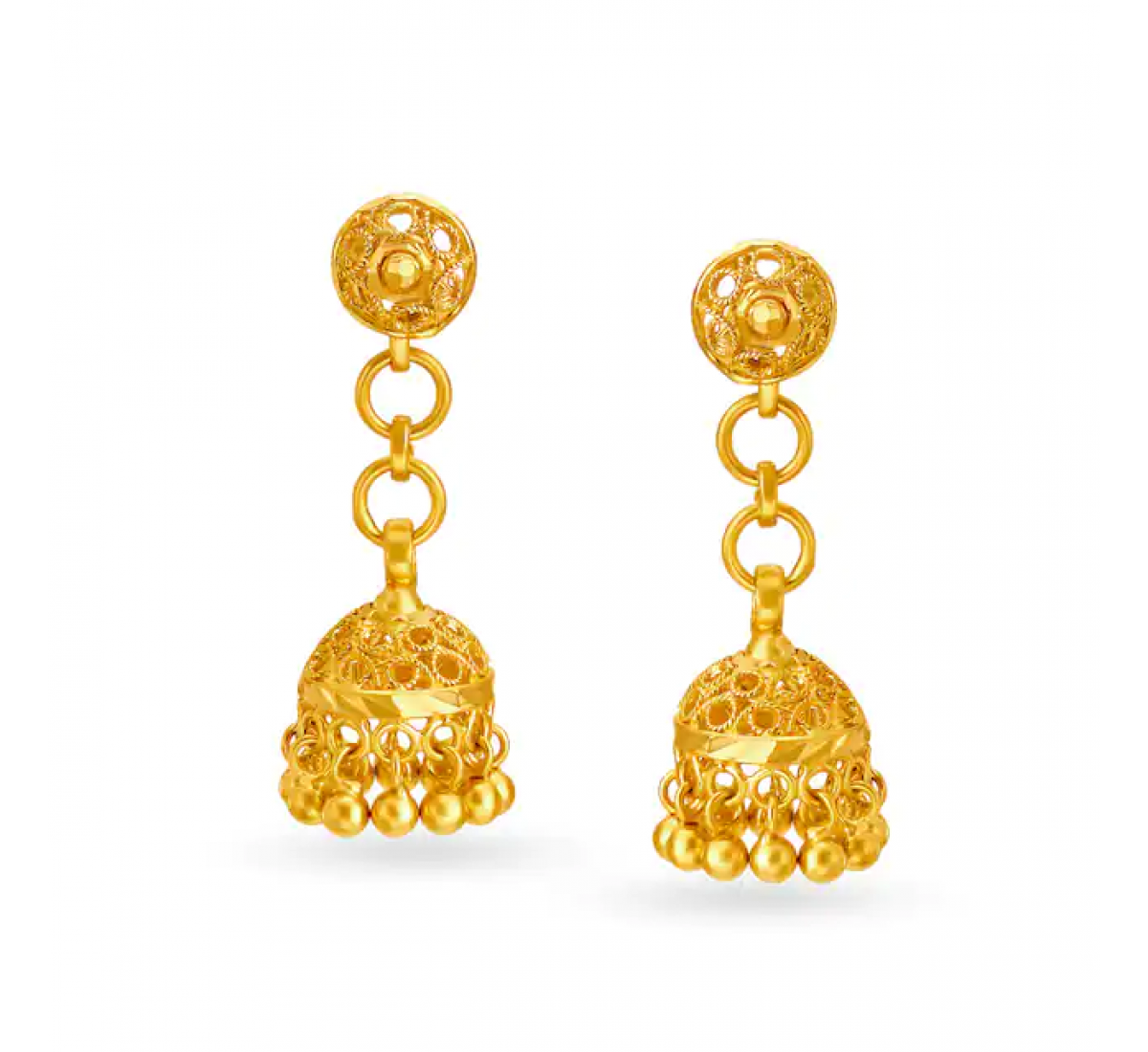 Imogen Jhumka Gold Earrings