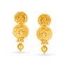 Lavish Drop Gold Earrings