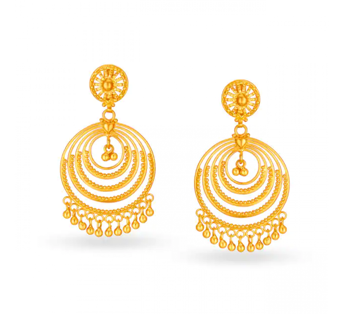 Tanvi Chandbali Gold Earrings