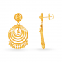 Tanvi Chandbali Gold Earrings