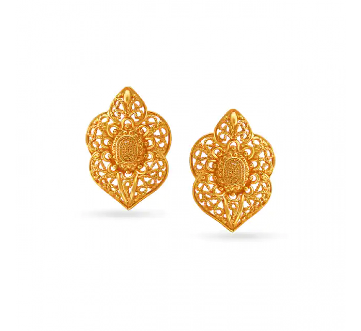 Aiden Loral Gold Studs Earring