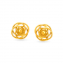 Charming Motif Fancy Gold Stud