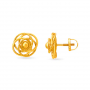 Charming Motif Fancy Gold Stud