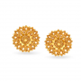 Unforgettable Floral Gold Stud