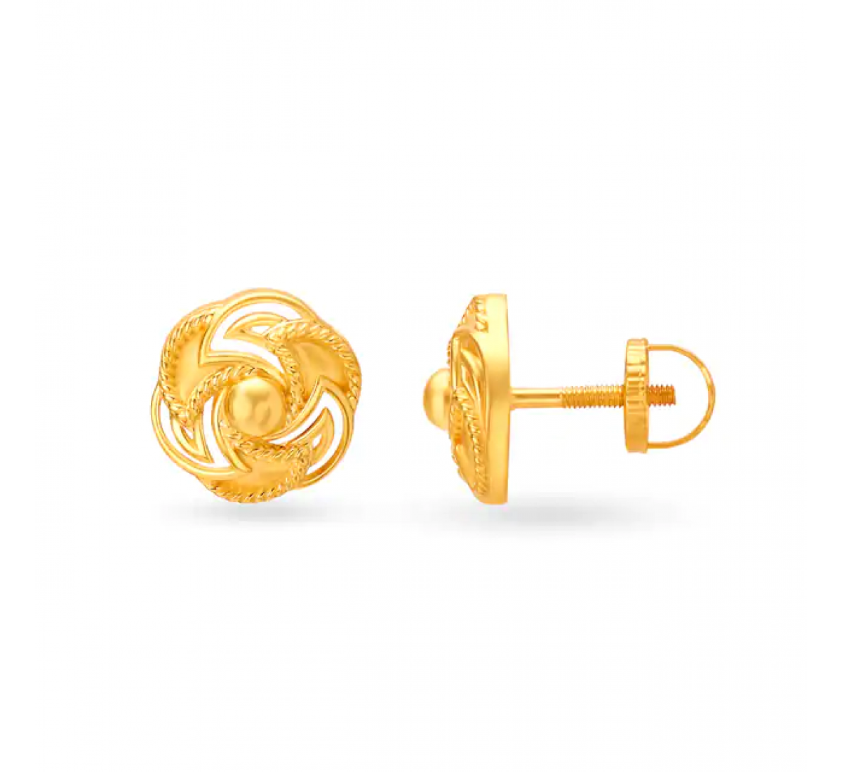 Hypnotic Sleek Gold Stud