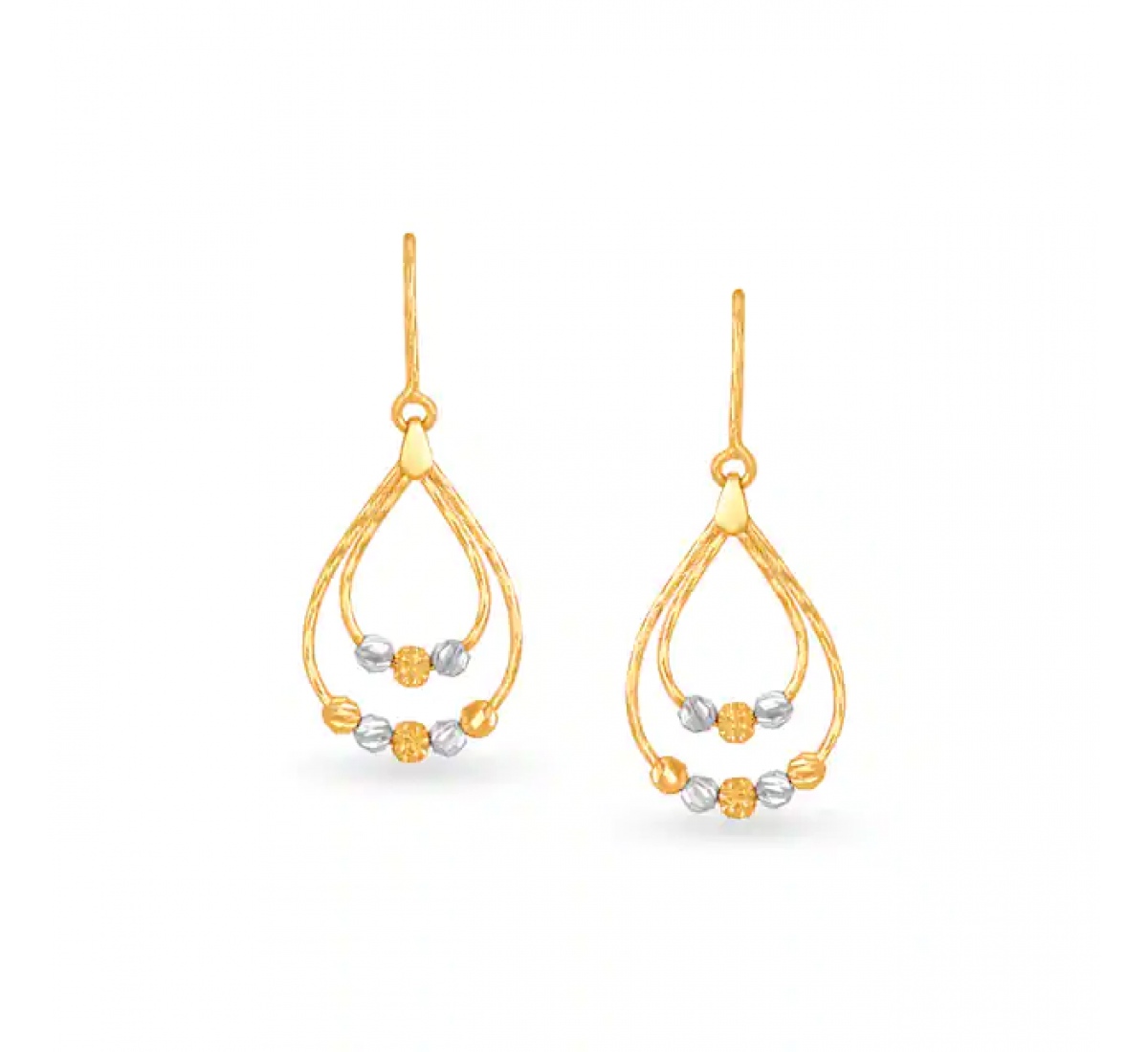 Barkha Drop Gold Earrings