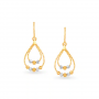 Barkha Drop Gold Earrings