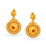 Elara Antique Gold Earrings