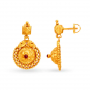 Elara Antique Gold Earrings