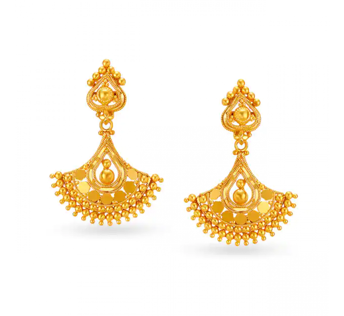 Classic Gold Triangular Drops