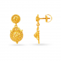 Bhagyavi Drop Gold Earrings