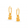 Modish Hoops Gold Earrings