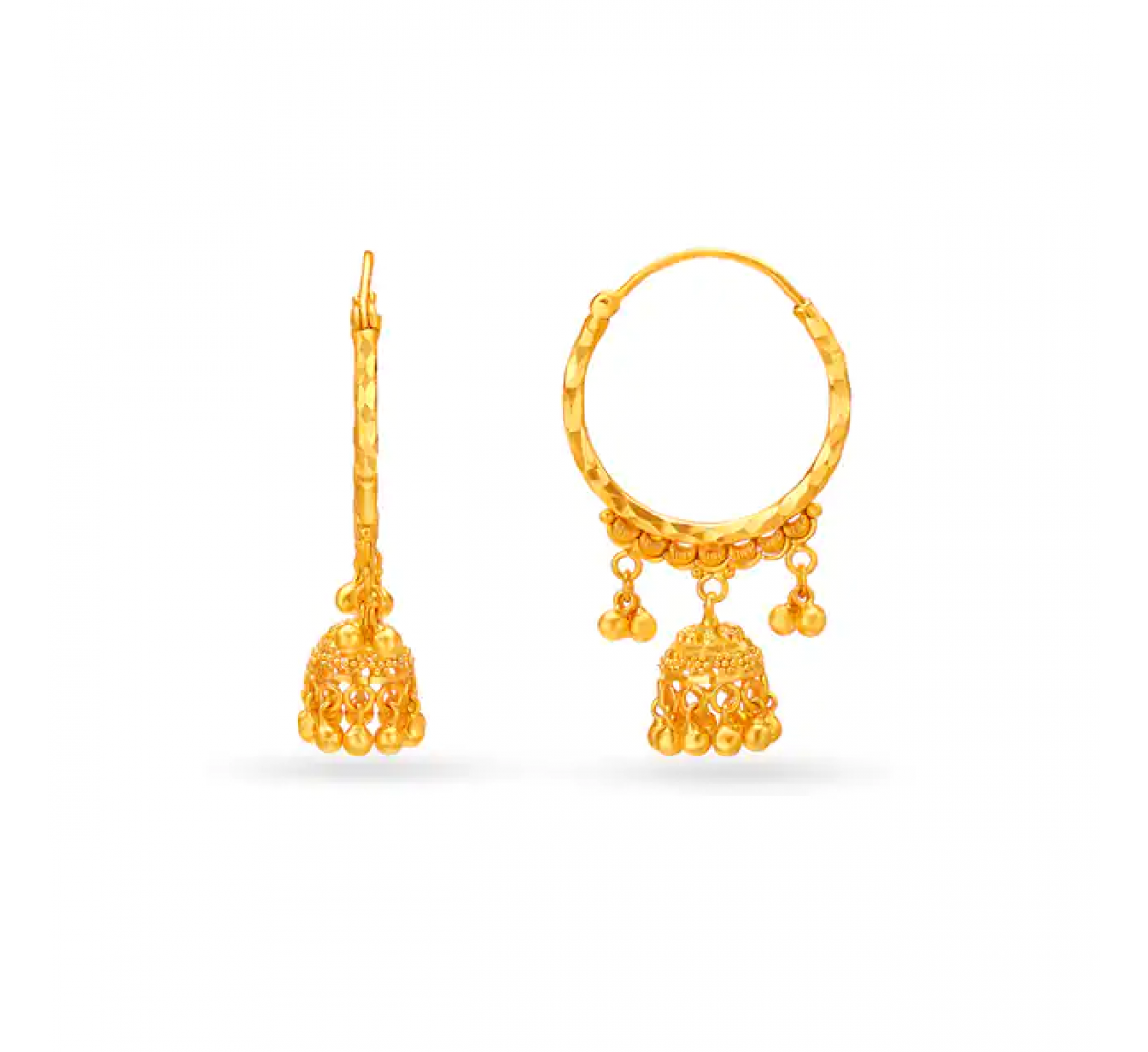 Buy quality Gold 22.k Latkan Sher Earrings in Ahmedabad