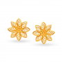 Phoenix Floral Gold Studs