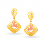 Modish Gold Drop Earrings