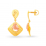 Modish Gold Drop Earrings