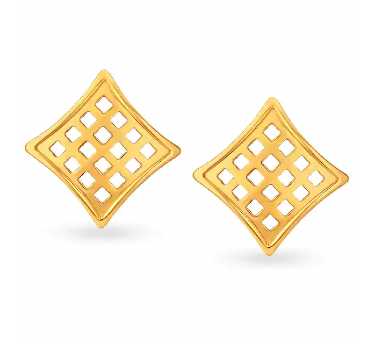 Bhanu Sleek Gold Studs