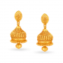 Bhoomi Elegance Gold Jhumkas