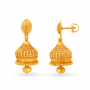 Bhoomi Elegance Gold Jhumkas