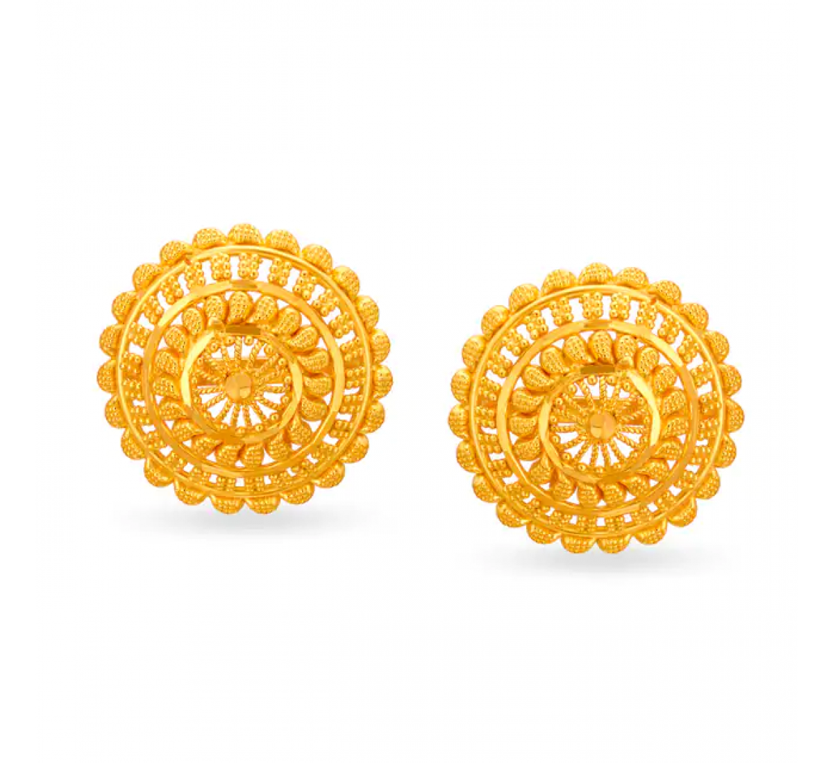 Buy arch fashion Traditional Gold Platted Stud Earring ERG1689 Online at  Best Prices in India - JioMart.