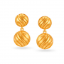 Endearing Drop Gold Earrings