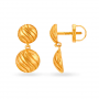 Endearing Drop Gold Earrings