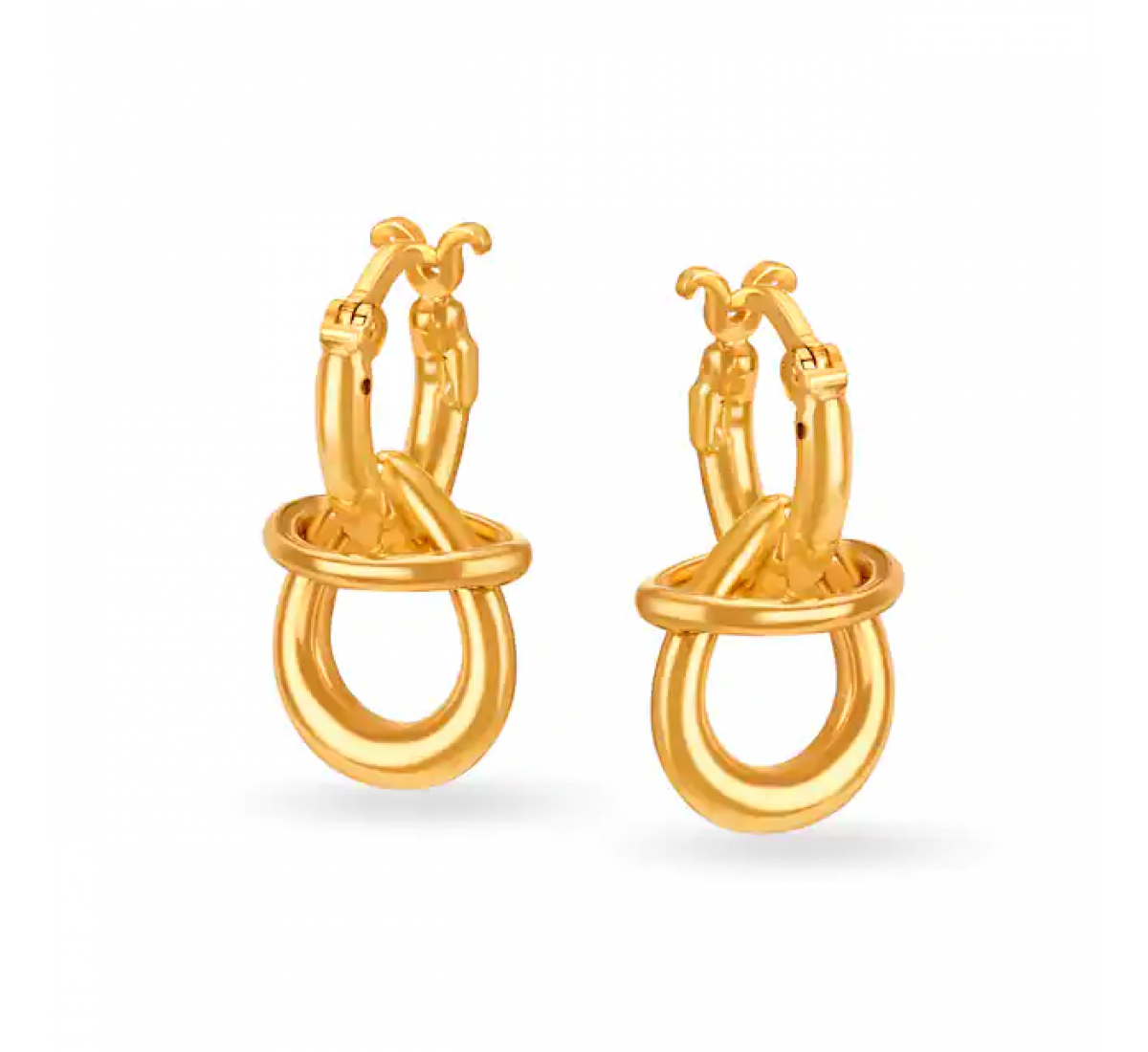 Indian hoop earrings/ Antique Dull gold hoop jhumka / pearl hoops/ Ind |  Erajewels