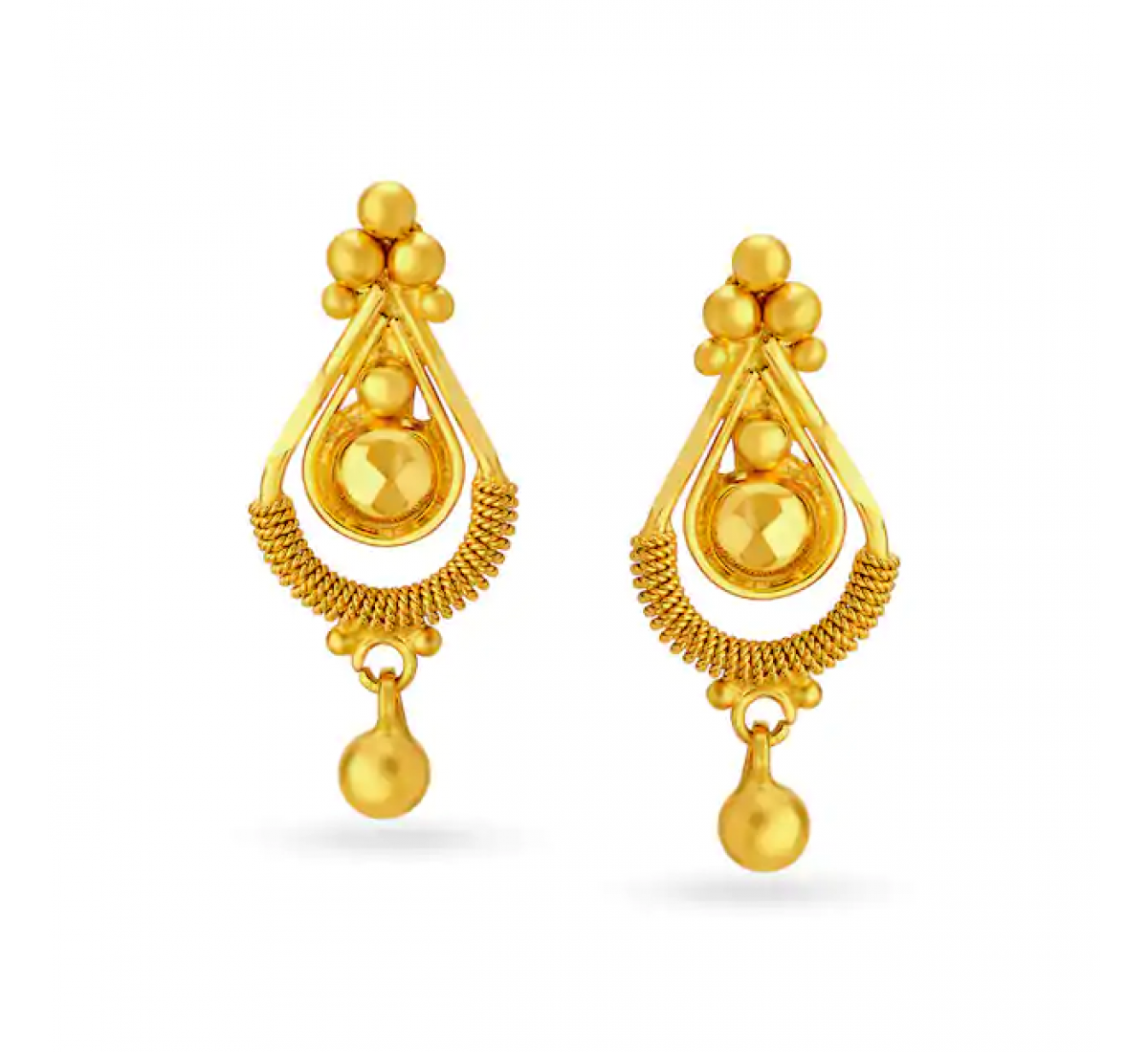 Avantika Drop Gold Earrings