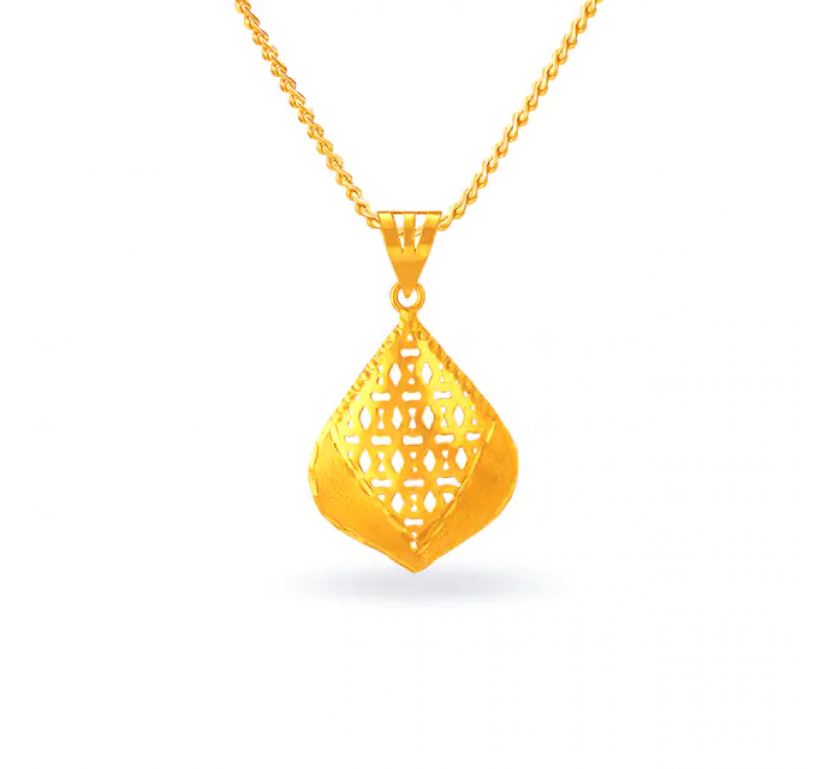 Ainsley Teardrop Gold Pendant