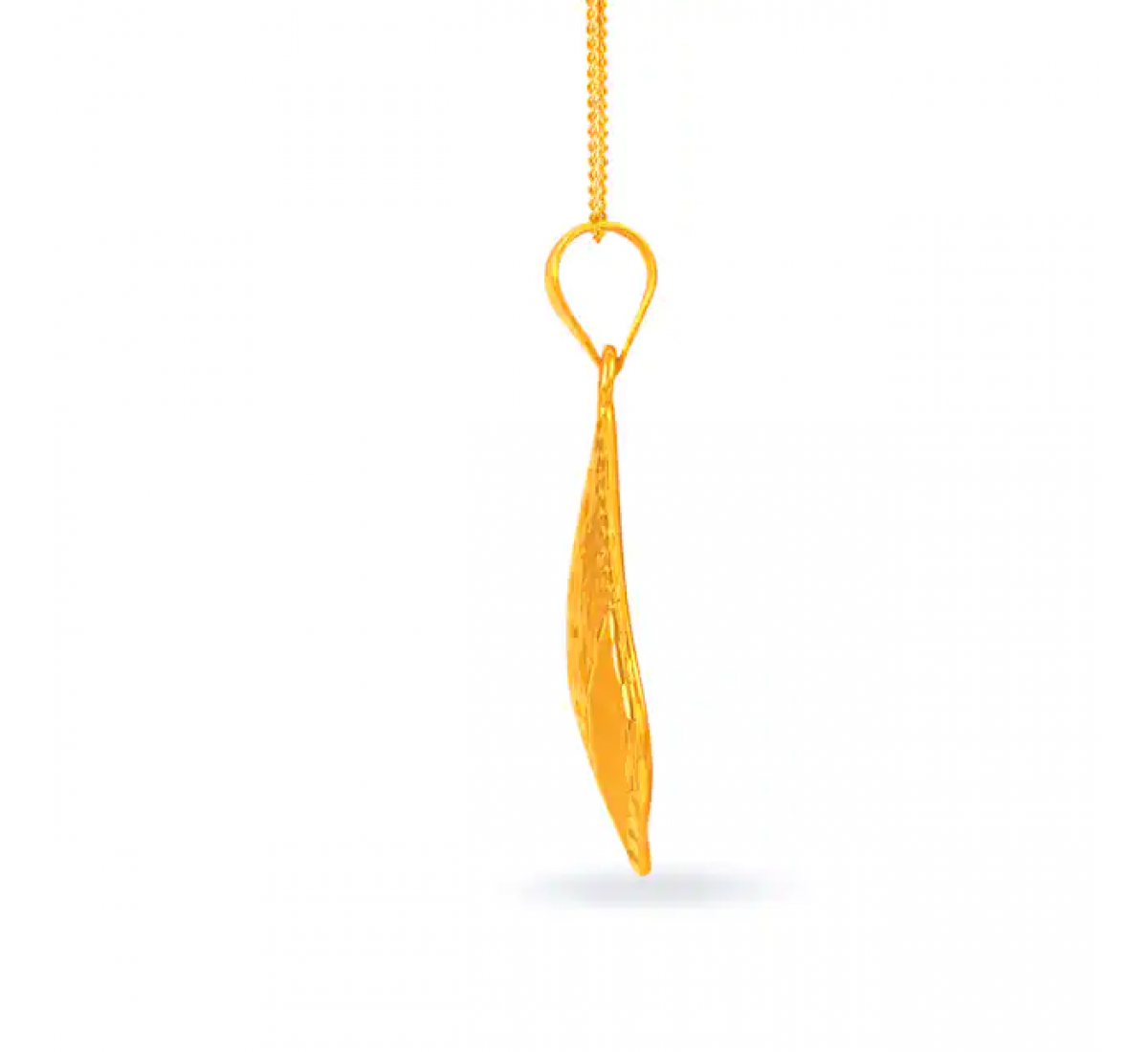 Ainsley Teardrop Gold Pendant