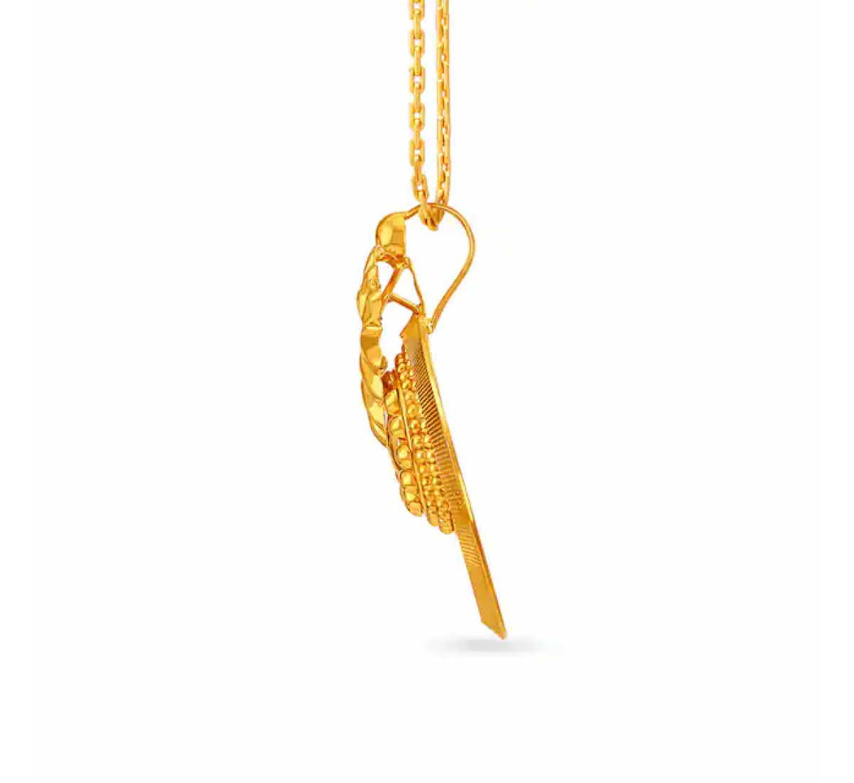 Pallavi Linear Gold Pendant