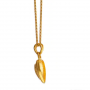 Alluring Gold Heart Pendant