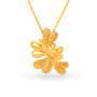 Charming Gold Abstract Pendant